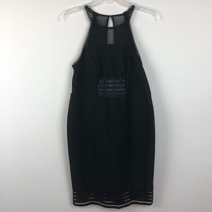 Topshop Black Sleeveless Halter Dress